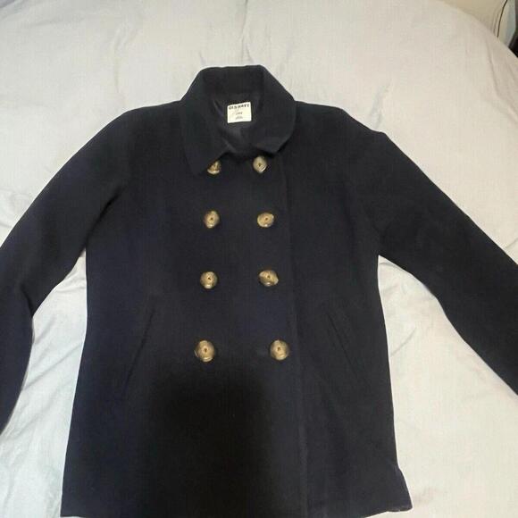 Old Navy Est.1994 Peacoat Size Large Navy Blue Double‎ Breasted - Picture 5 of 9